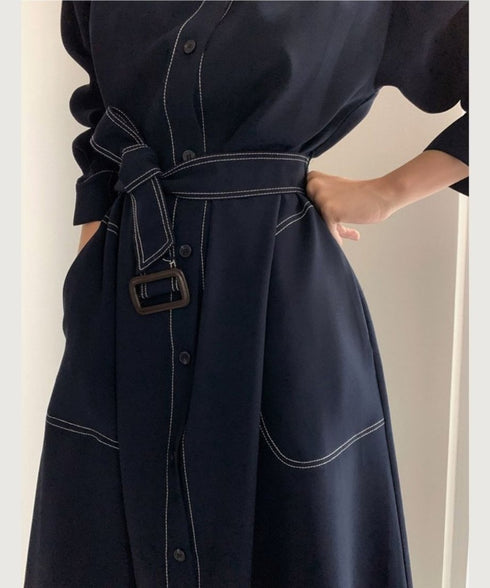 Modern Stitch Flare Dress